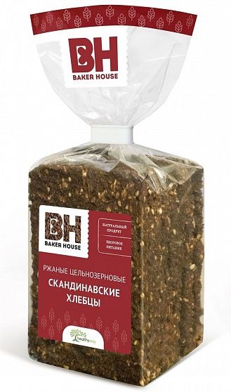 Хлебцы Baker Housе Скандинавские ржаные  180 г купить с доставкой в Москве и Области