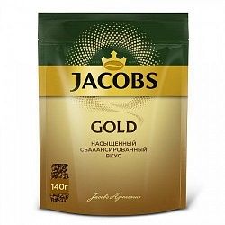 Кофе JACOBS GOLD м/уп 140 г