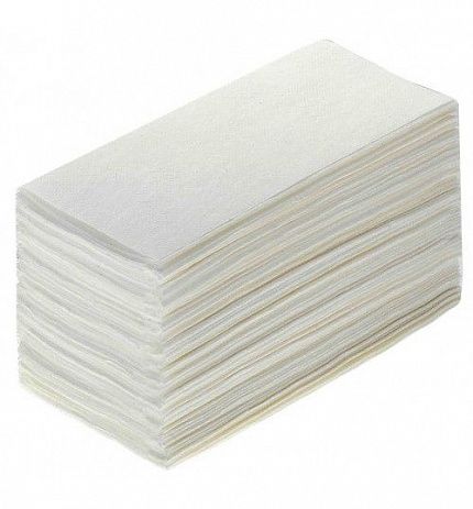 Полотенца Бумажные 1-Слойные V-сложения Paper белые 250л купить с доставкой в Москве и Области