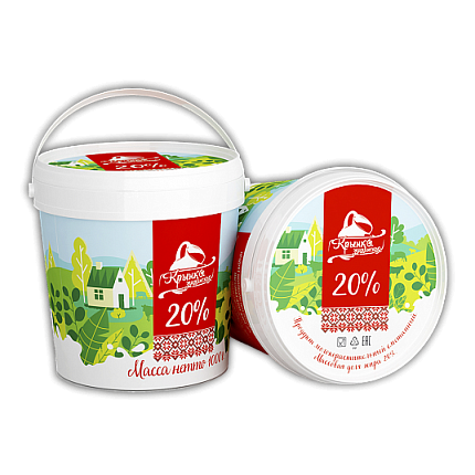 Продукт молокорастительный сметанный 20% "Крынка Землянская " 5 кг купить с доставкой в Москве и Области