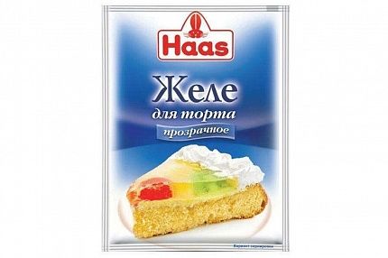Желе для торта ХААС 11 г купить с доставкой в Москве и Области