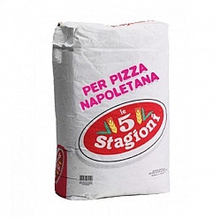 Мука из Мягких Сортов Пшеницы Le 5 Stagioni "Пицца Наполетана" (розовый лейбл) 25 кг