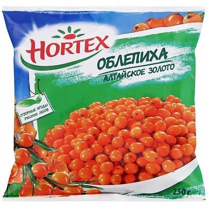 Облепиха HORTEX с/м 250 г купить с доставкой в Москве и Области