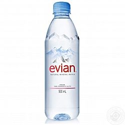 Вода EVIAN б/г п/б 0,5 л