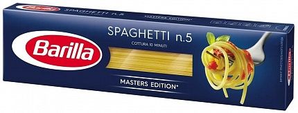 Макароны BARILLA №5 Spaghetti 450 г купить с доставкой в Москве и Области