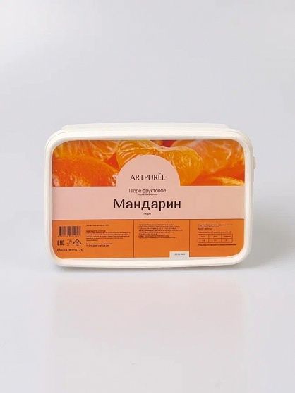 Пюре Мандарин Artpuree без сахара 1 кг купить с доставкой в Москве и Области