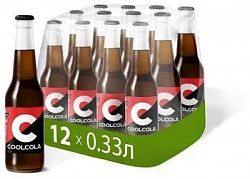 Напиток "Кул Кола без сахара" ("Cool Cola Zero") ст/б 330 мл 