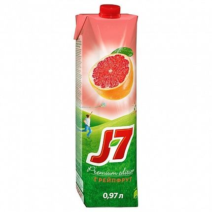 Сок J7 Грейпфрут 0,97л купить с доставкой в Москве и Области