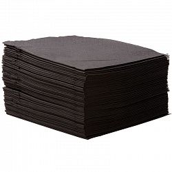 Салфетки Бумажные Черные 2-слойные 24х24 (250шт/уп)
