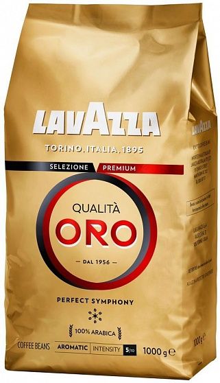 Кофе LAVAZZA Oro Зерновой 1 кг купить с доставкой в Москве и Области