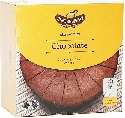 Чизкейк CHEESEBERRY Шоколад 1,6 кг купить с доставкой в Москве и Области