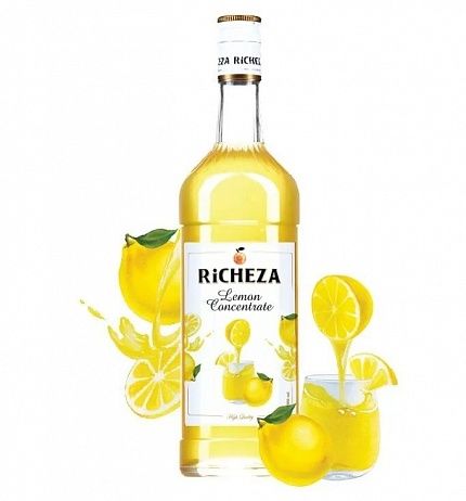 Сироп Лимон RICHEZA ст/б 1 л купить с доставкой в Москве и Области