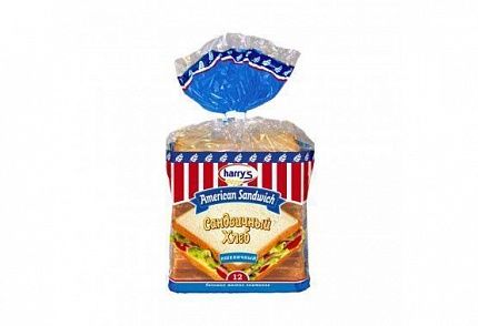Хлеб Сандвичный HARRY'S Пшеничный 470 г купить с доставкой в Москве и Области