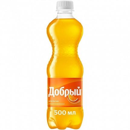Напиток Добрый Апельсин пл/б 0,5 л  купить с доставкой в Москве и Области