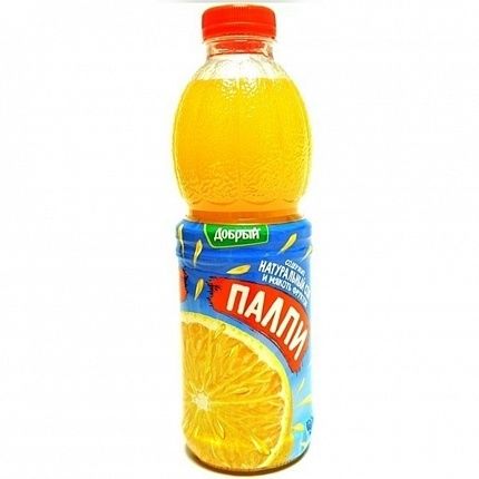 Сок ПАЛПИ Апельсин пэт 0,45л купить с доставкой в Москве и Области