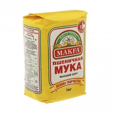 Мука МАKFА пшеничная в/с 1 кг купить с доставкой в Москве и Области