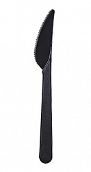 Нож Пластиковый 18см черный (премиум) Tambien (25шт/уп)