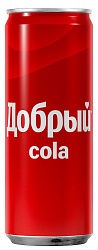 Напиток Добрый Кола (КОКА КОЛА) ж/б 0,33 мл