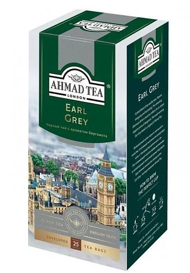Чай AHMAD TEA Граф Грей 100 г купить с доставкой в Москве и Области