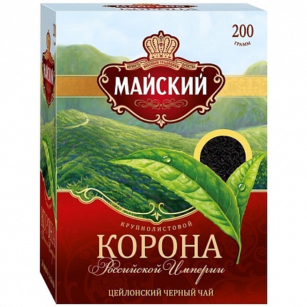 Чай МАЙСКИЙ ИМПЕРИЯ Чёрный 200 г купить с доставкой в Москве и Области