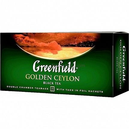 Чай GRIENFIELD Golden Ceylon 25х2 г купить с доставкой в Москве и Области