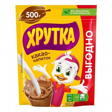 Какао - напиток ХРУТКА  500 г  купить с доставкой в Москве и Области