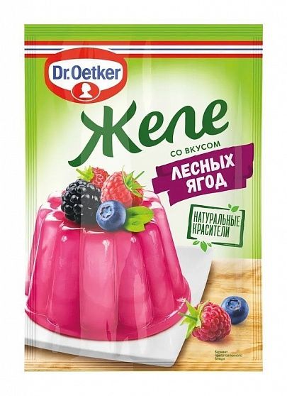 Желе Dr.Oetker со вкусом Лесных ягод 45 г купить с доставкой в Москве и Области