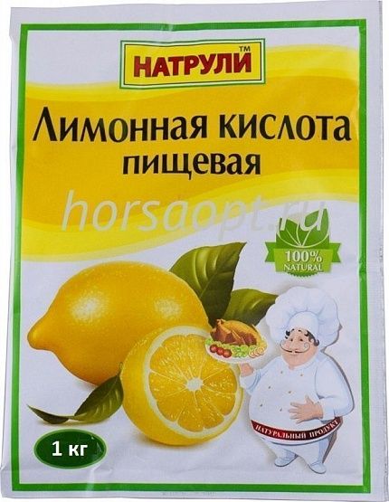 Кислота Лимонная НАТРУЛИ 1 кг купить с доставкой в Москве и Области
