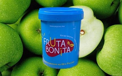Пюре Яблоко Зеленое Fruta Bonita 930 мл (1000гр) купить с доставкой в Москве и Области