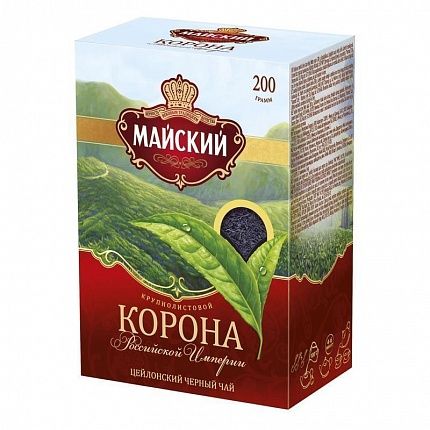 Чай ИМПЕРИЯ Чёрный 200 г купить с доставкой в Москве и Области