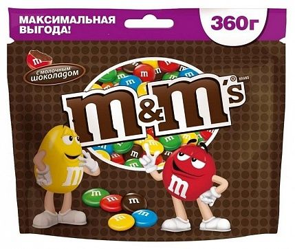 Шоколад M&M's 360г купить с доставкой в Москве и Области