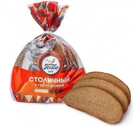 Хлеб Столичный Подовый (нарезка) 330 г  купить с доставкой в Москве и Области
