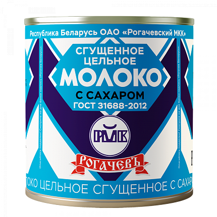 Молоко Сгущённое РОГАЧЁВ ГОСТ 8,5% ж/б 380 г  купить с доставкой в Москве и Области