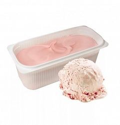 Мороженое НБН-Пломбир Клубника 7% 2 кг