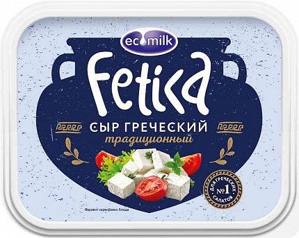 Сыр Мягкий рассольный 40% Фетика Греческий Традиционный 400 г купить с доставкой в Москве и Области