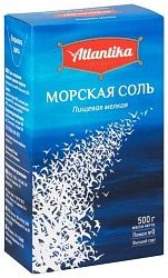 Соль Морская Мелкая ATLANTIKA 1 кг
