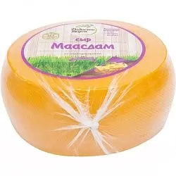 Сыр "Маасдам", жир. 45% (пленка,круг) (Семикаракорский СК, ТМ Радость вкуса)