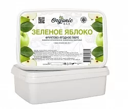 Пюре Яблоко зеленое Organic bar 1000 гр