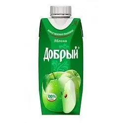 Сок ДОБРЫЙ Яблоко 0,33 л