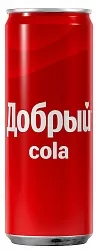 Напиток Добрый Кола (КОКА КОЛА) ж/б 0,33 мл