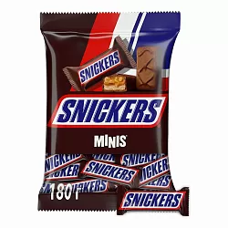 Шоколадный батончик Snickers Минис 180 гр