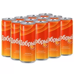 Напиток Добрый Апельсин ж/б 0,33 л