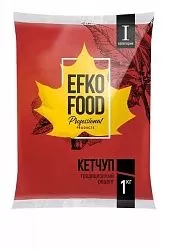Кетчуп EFKO FOOD professional Томатный Первой категории балк 1 кг    